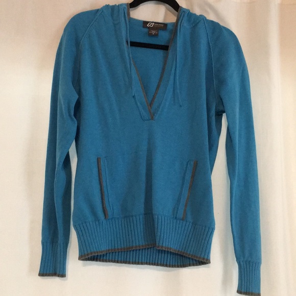 Eddie Bauer Sweaters - Eddie Bauer sport blue cotton knit pullover M